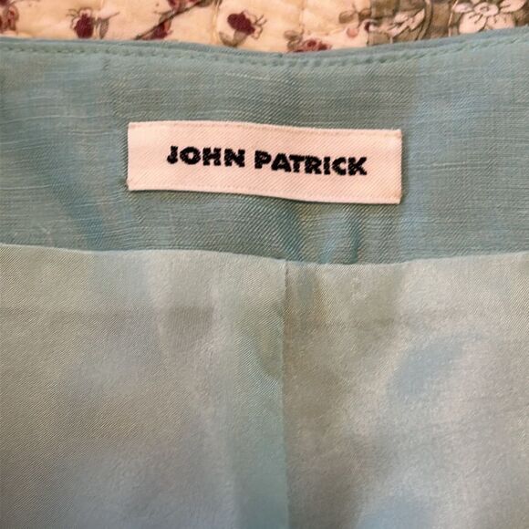 Organic by John Patrick 2 Piece Set Tunic Wide Leg Pant, 10, Turquoise - Picture 8 of 16